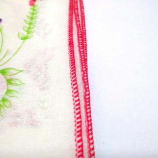 Set of 3 Ladies Women's Floral Flower Cotton Handkerchief Hankies - 13" x 13" - 22